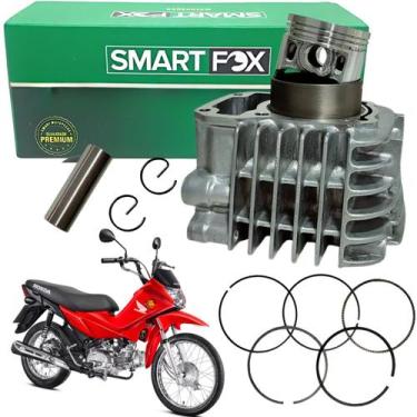 Imagem de Kit Cilindro Motor Pistão Anéis Pop 110i 2016 2017 2018 2019 2020 2021