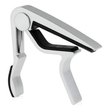 Imagem de Capotraste Braçadeira Hook H2 Aluminio P/ Violão E Guitarra Prata - Ro