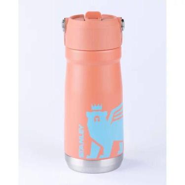 Imagem de Garrafa Térmica Stanley Flip Straw Kids Infantil Youth 500ml Grapefruit