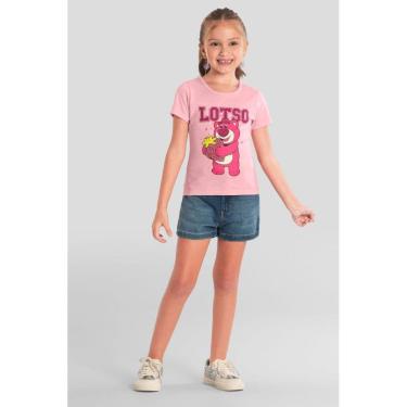 Imagem de Blusa infantil menina do Lotso com brilho Brandili