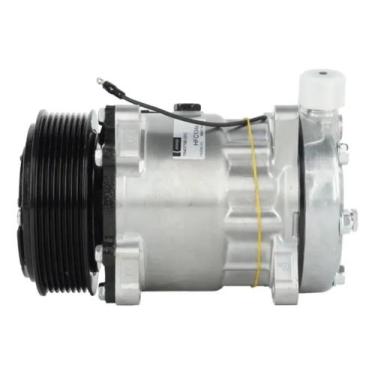 Imagem de Compressor 7h15 12v denso polia 8pk saida para cima 8 orelhas - yn4371