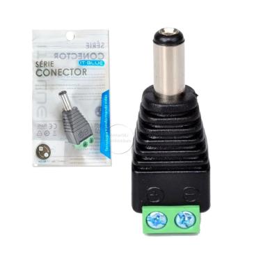 Imagem de Kit 6 Conector Bnc P4 Macho Para Cftv Fonte Chaveada Câmera