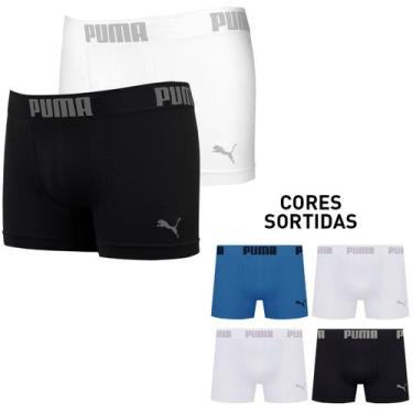 Imagem de Kit 2 Cuecas Boxer Puma Masculina Box Poliamida Cueca Sem Costura Conf