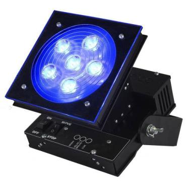Imagem de Canhão Refletor Moving Iluminacao Par Led Rgb 18w Deltrônica - DELTRON