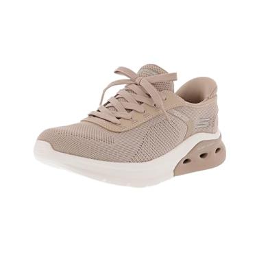 Imagem de Skechers Tênis de caminhada feminino Bobs Sport Arc Waves 2.0 - Now It, Bronzeado, 35