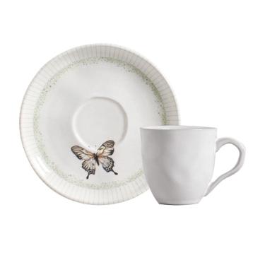 Imagem de Conjunto com 6 Xícaras De Chá Orgânico 170ml com 6 Pires Bio Refúgio