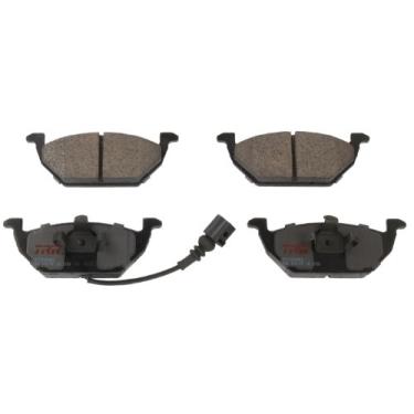 Imagem de TRW Conjunto de pastilhas de freio a disco TPC0768AES para Volkswagen Jetta: 2000-2005 e outras aplicações frontais, preto