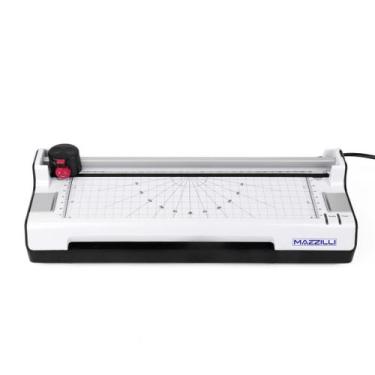 Imagem de Kit Plastificadora 3X1 A4 + 100 Plástico Plastificação Kp08 - Rrister 