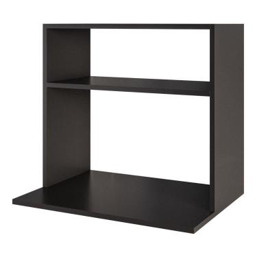 Imagem de Suporte Aéreo Multiuso Para Forno Micro-ondas Luara 60cm Preto - Desk Design