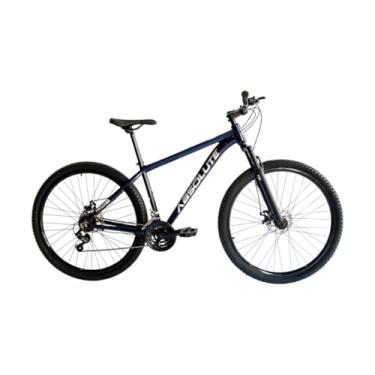 Imagem de Bicicleta Aro 29 Absolute Nero 5 Cabos Internos 27v K7 Freio a Disco Mecânico Suspensão Dianteira (Azul, 15)