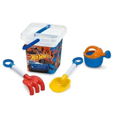Imagem de Baldinho De Praia Hot Wheels Com Acessórios 82746 - FUN