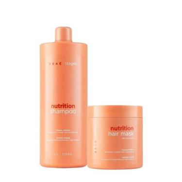 Imagem de Braé Stages Nutrition Shampoo 1L e Máscara 500g