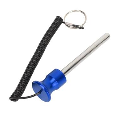 Imagem de Chave seletora de pino de pilha de peso para academia, pino de trava de academia com cordão anexado para acessório de equipamento de exercícios de ginástica (azul 10 mm 105 mm)