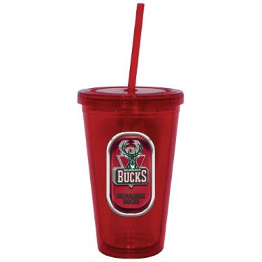 Imagem de Copo NBA Milwaukee Bucks Sip n Go (473 ml)