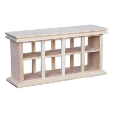 Imagem de Prateleira de casa de bonecas em miniatura Rack de armazenamento de ma