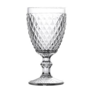 Imagem de Conjunto 2 Taça Vinho Bico de Abacaxi Transparente - WELLMIX