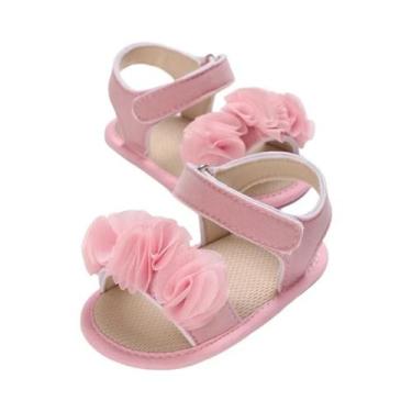 Imagem de Sandálias De Sola Macia Para Bebês Meninas, Primavera Verão, Com Flore