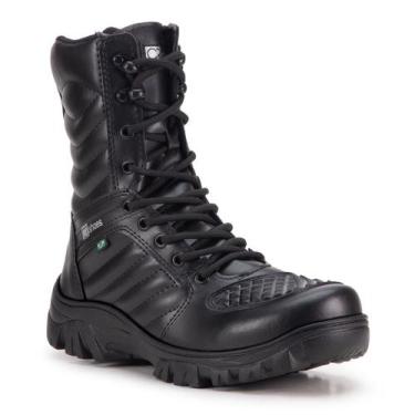 Imagem de Bota Coturno Militar Motociclista Palmilha em Gel Crshoes 8019, Preto,