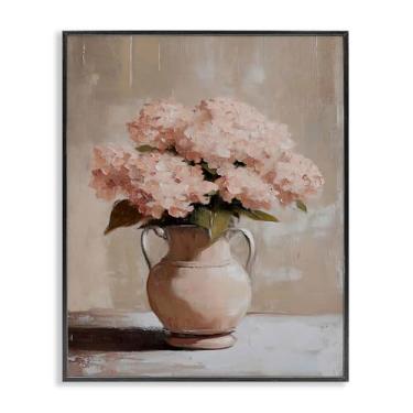 Imagem de Stupell Industries Vaso de flor com alça dupla, arte giclée emoldurada, design de Franklyn Gregory, 76 x 61 cm