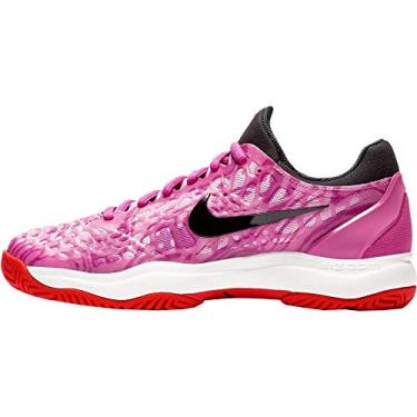 Imagem de NIKE Tênis masculino Air Zoom Cage 3 Hc, Fúcsia ativa/preto/rosa psíquico, 6.5 UK