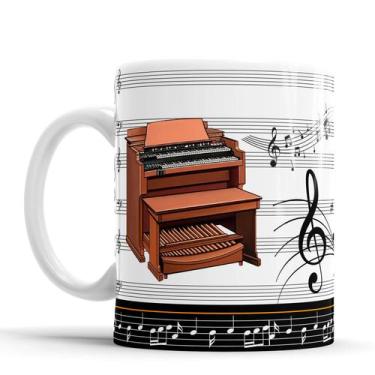 Imagem de Caneca instrumento Música Orgão - Elicomics, SEM NOME