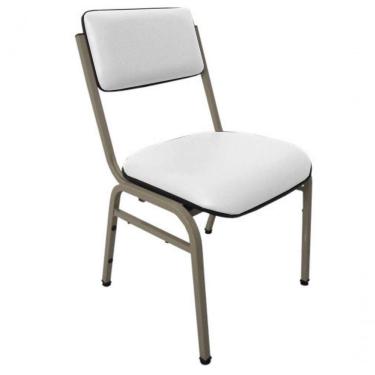 Imagem de Cadeira Empilhável Para Auditórios Linha Hotel Smart Branco