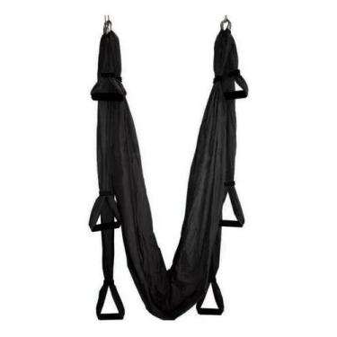Imagem de Columpio Pilates Yoga Aéreo Suspenso Balance Swing - MinyMix, Preto