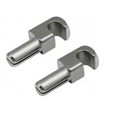 Imagem de Fbshicung 2 peças para máquina de costura dobradiça de mesa gancho de âncora traseira para máquina de furo de botão 781 conexão de dobradiça de cama peças de máquina de costura industrial