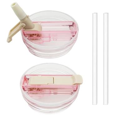 Imagem de Tampa de substituição de canudo removível de 1,134 g para Stanley Quencher e ProTour, 2025 novas tampas à prova de vazamento, tampas de copo à prova de poeira reutilizáveis para acessórios Stanley de