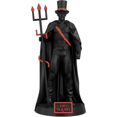 Imagem de Estátua Exu Veludo Imagem Umbanda Candomblé (Cor Nox Sanguine)