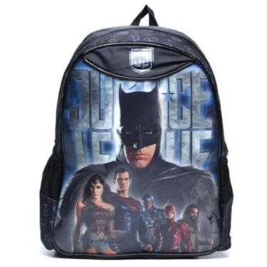 Imagem de Mochila de Costas Escolar Infantil Juvenil Liga da Justiça-Unissex