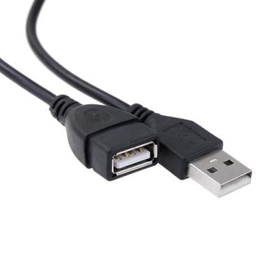 Imagem de Cabo De Extensão Usb 2.0 - 0,80Cm - Usb Macho Para Usb Fêmea - 5+