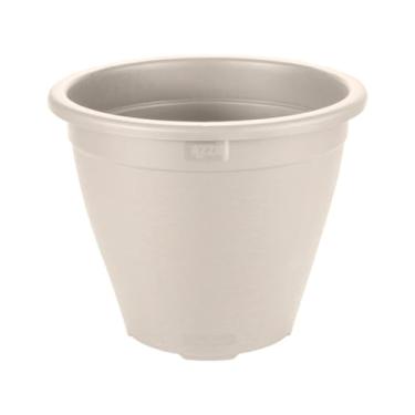 Imagem de Vaso De Planta Redondo Plástico Médio 5,5 Litros Para Horta Tempero Flores (Areia)
