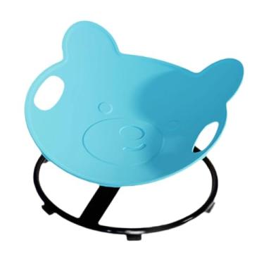 Imagem de Ｂｅｓｇａ Cadeira giratória infantil sensorial, brinquedo calmante, e com assento giratório antiderrapante, ideal para meninos e meninas. Presente de, Azul