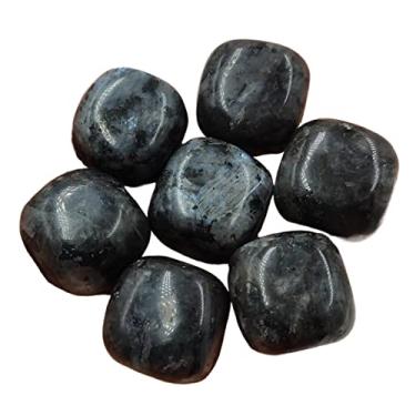 Imagem de RRBXXUYN Cheio de textura 100 g granel pedra de sangue natural quadrado pedras roladas cristal polido pedras preciosas minerais decoração de casa (cor: larvikite, tamanho: 100g)