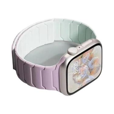 Imagem de Pulseira Ultra Magnética De Silicone Para Apple Watch Série 10 9 8 7 6