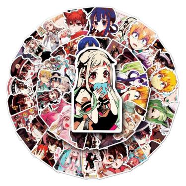 Imagem de Adesivos Toiletbound Hanakokun Anime 50 unidades de PVC impermeável
