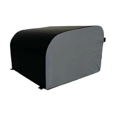 Imagem de UGPLM Máquina de impulso de quadril, caixa de exercícios para bumbum em casa, equipamento de academia, banco de plataforma, ponte de glúteos, exercícios, Preto Cinza