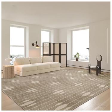 Imagem de SPXMQSS Tapete de sala grande, resistente ao desgaste tapetes de quarto, imitação de caxemira antiderrapante e lavável sofá mesa de café tapete, para sala de estar, quarto, sala de jantar, 120 x 200