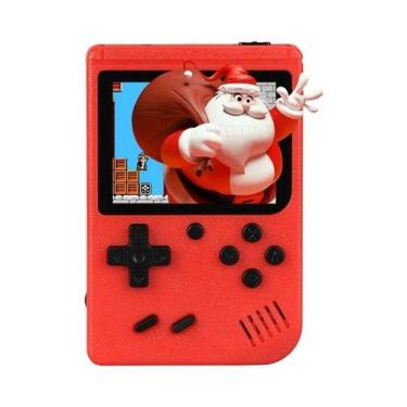 Imagem de Console De Videogame Retro Mini 8-Bit Portátil Com 500 Jogos Integrado
