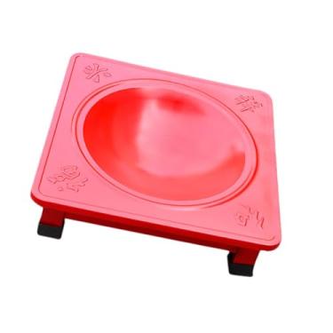 Imagem de WeiLaiKeQi Fogueira para exterior aço inoxidável multiuso compacto lenha braseiro para jardim quintal mochila quintal, Vermelho Grosso