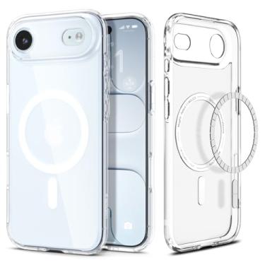 Imagem de Capa Spigen para iPhone 17 Air, Ultra Híbrida [MagFit] Projetada para Apple iPhone 17 Air - Branco Gelo