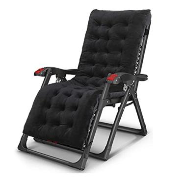 Imagem de YYBOES Cadeira dobrável portátil de 52 cm, com gravidade zero, espreguiçadeira, reclinável, com apoio de braço de massagem/travesseiro de suporte de cintura/suporte de copo e telefone/almofada macia