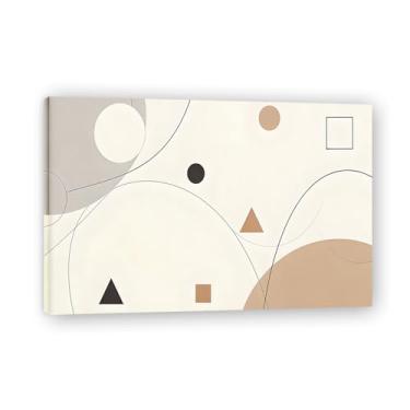 Imagem de Beauty In Blankness Arte em tela minimalista: Serenidade tons neutros grande área em branco para decoração de espaço calmo 20 x 30 cm emoldurado