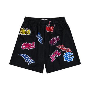 Imagem de Shorts Casuais Masculinos De Malha Respirável Eric Emanuel EE Basic Ne