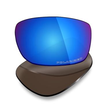 Imagem de Mryok Lentes de reposição ultra polarizadas para óculos de sol Smith Touchstone, HD Polarized, proteção UV, resistente a impactos e ajuste perfeito - Azul gelo