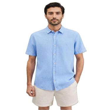 Imagem de Camisa Manga Curta Linho Pienza Reserva-Masculino