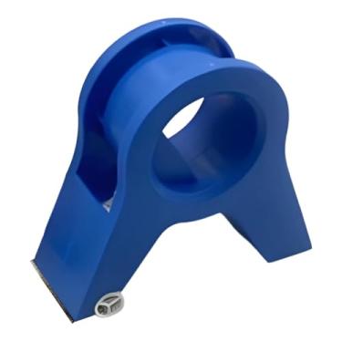 Imagem de KiBcsLic Aplique fita adesiva para pintura, dispenser compacto para uso doméstico com cortador de fita adesiva para pintura, ideal para acabamentos de janelas, Azul