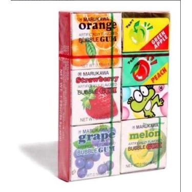 Imagem de Chiclete Sortidos Marukawa Bubble Gum - 7 Unidades
