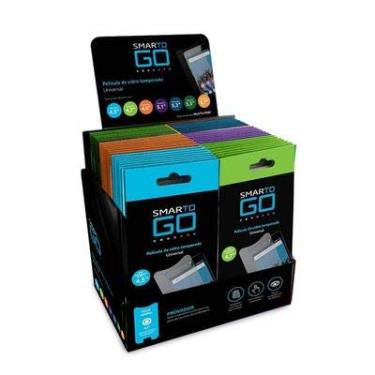 Imagem de Display Película Protetora LCD p/ Smartphone 56 peças 7 Tamanhos Multilaser - AC315
